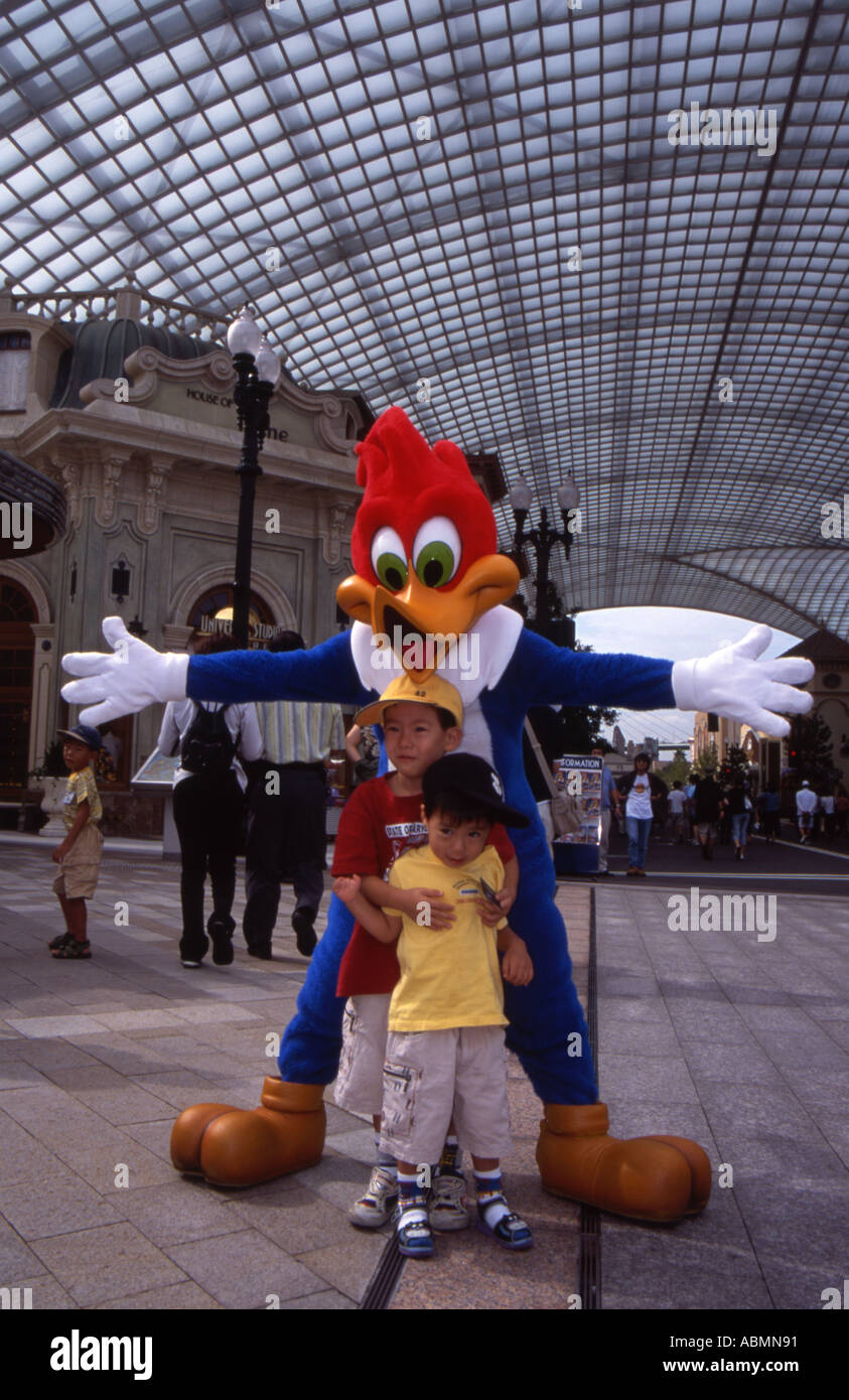 Universal Studios Japan USJ Woody Woodpecker Stockfoto