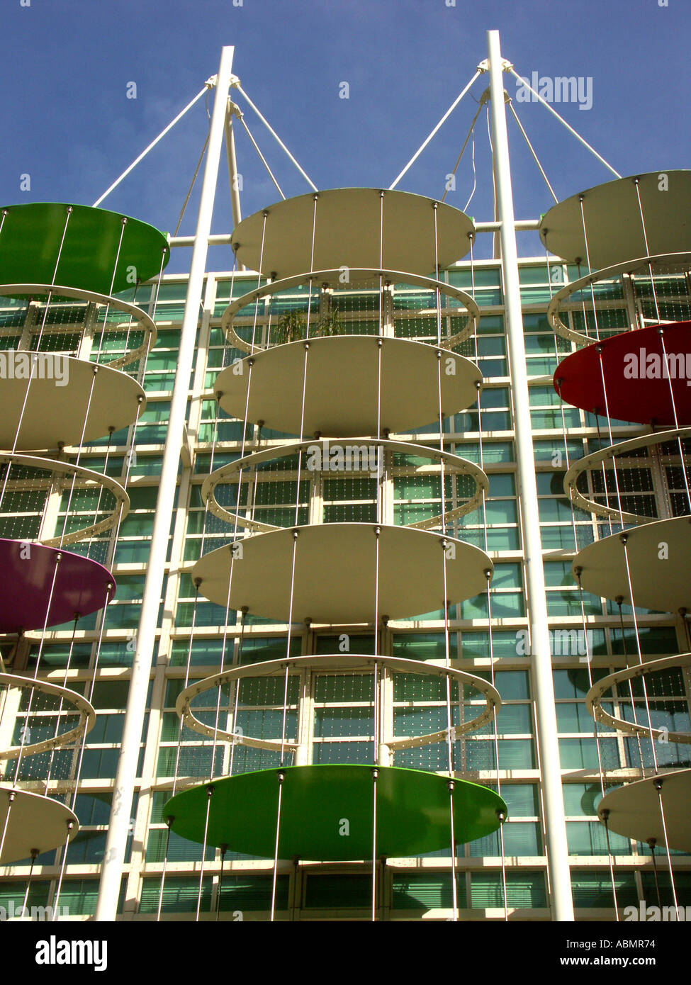 Die Custard Factory in Birmingham Uk ist eine revolutionäre neue Kunst und Medien-Viertel ist es ein 5 Hektar großen böhmischen Innenstadt Zentrum der cr Stockfoto