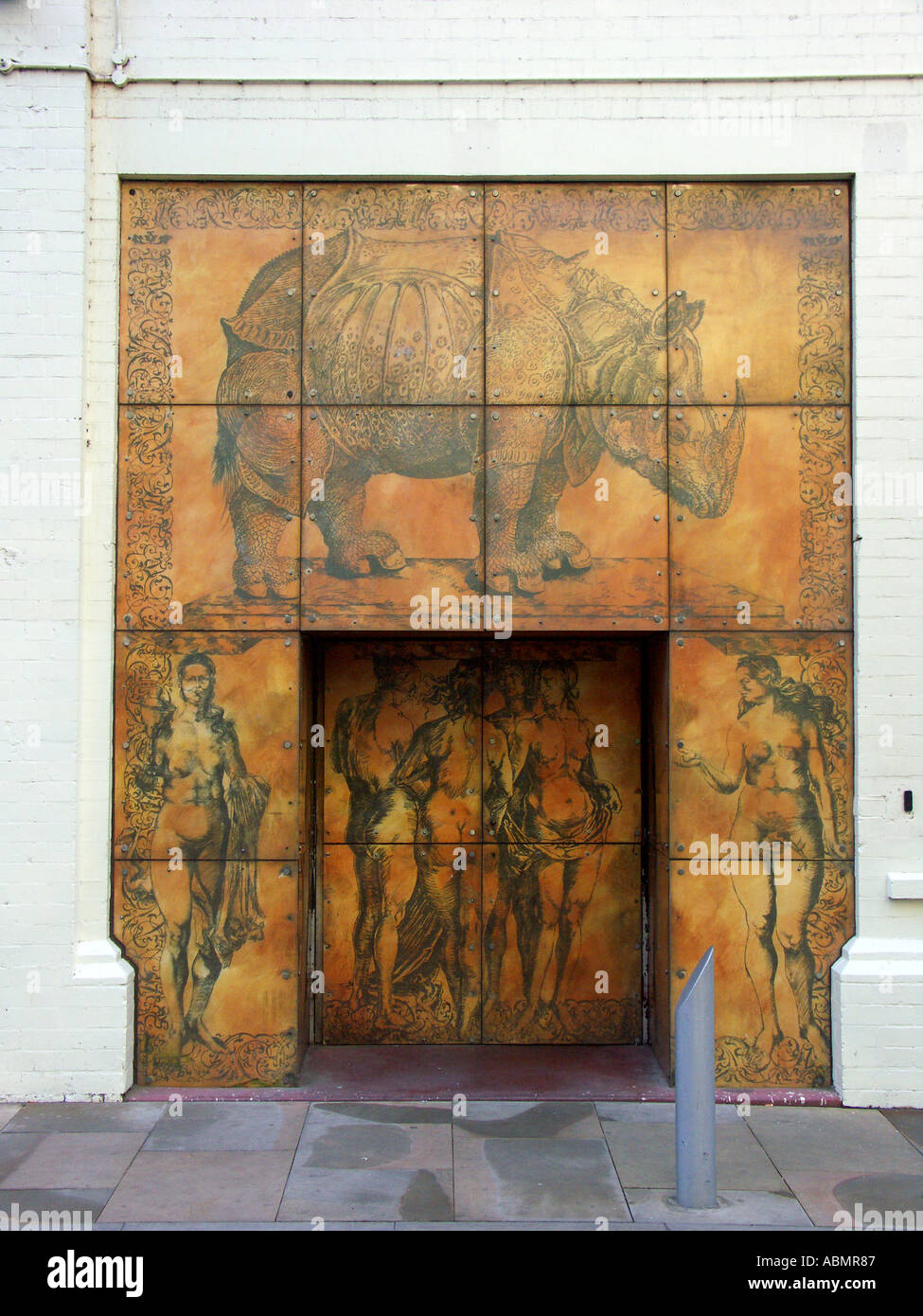 Die Custard Factory in Birmingham Uk ist eine revolutionäre neue Kunst und Medien-Viertel ist es ein 5 Hektar großen böhmischen Innenstadt Zentrum der cr Stockfoto