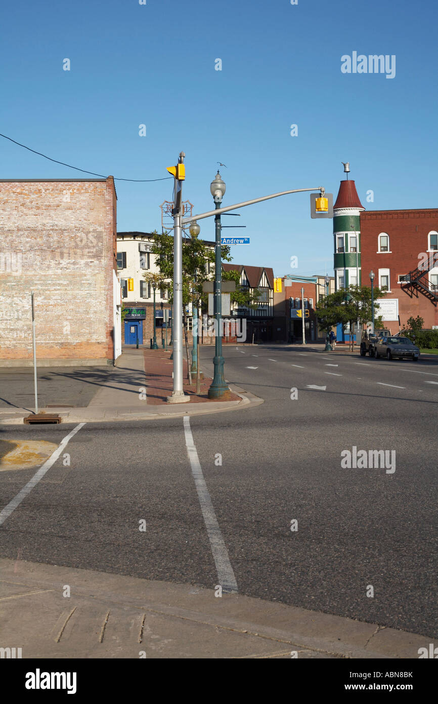 Die Innenstadt von Sault Sainte Marie, Ontario, Kanada Stockfoto