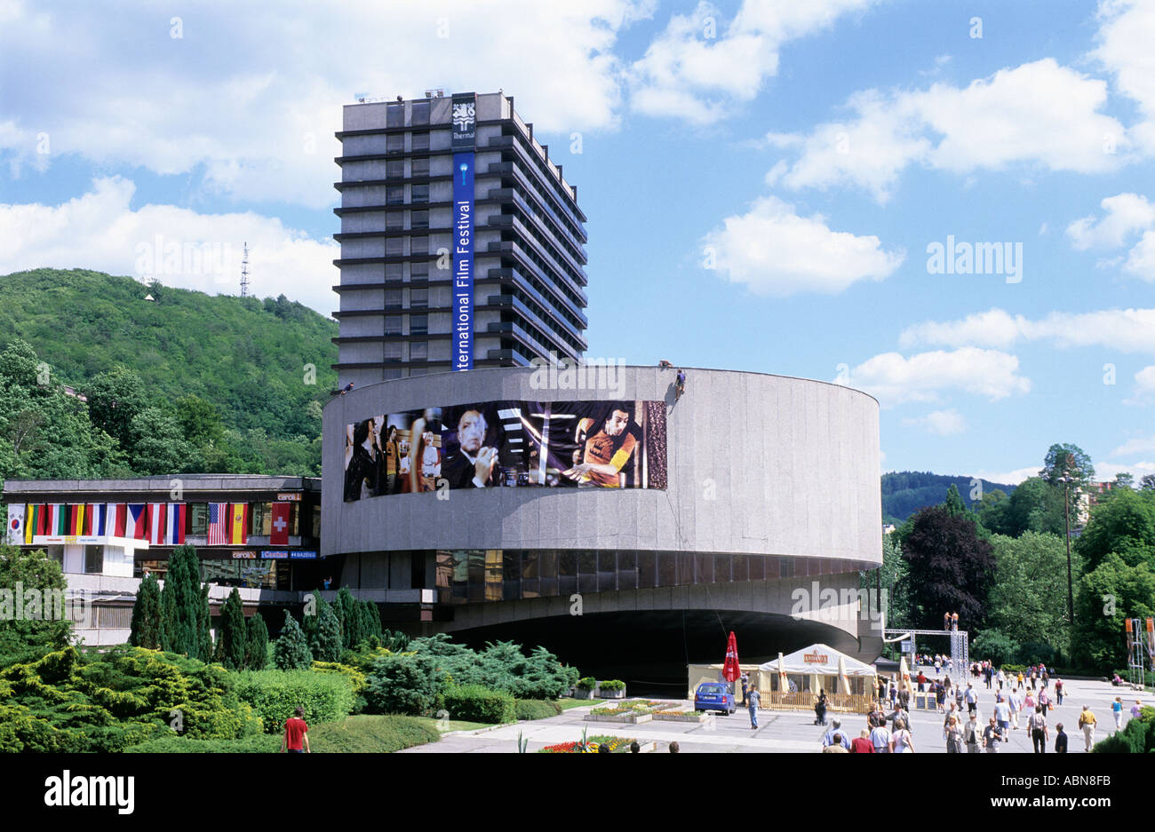 TSCHECHIEN WESTBÖHMEN THERMAL-KURORT KARLSBAD INTERNATIONALE FILMFESTIVAL KARLSBAD Stockfoto