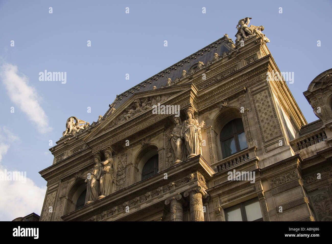 Musée du Louvre in Paris Frankreich Stockfoto
