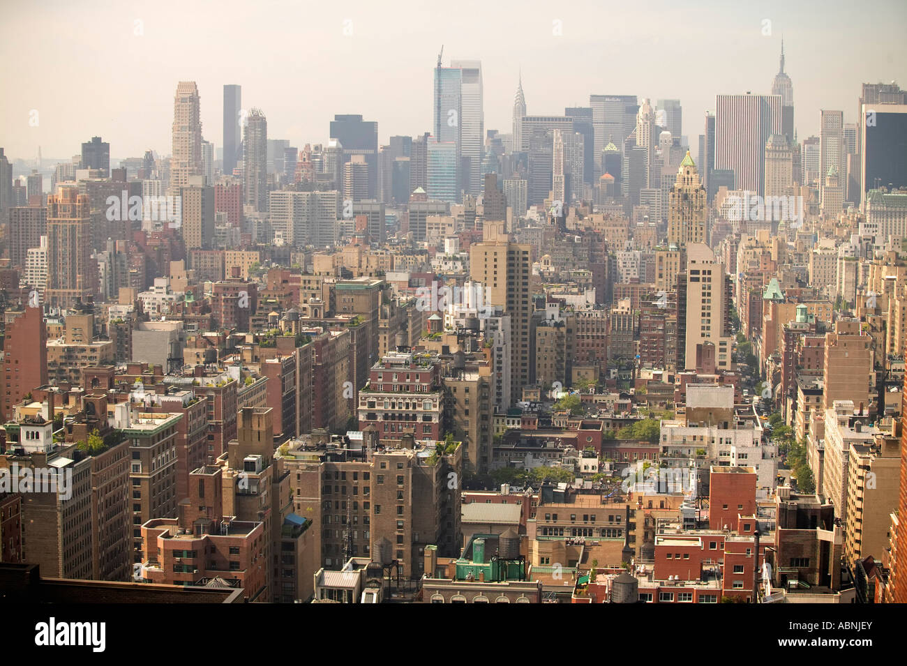 Überblick über New York City, New York, USA Stockfoto
