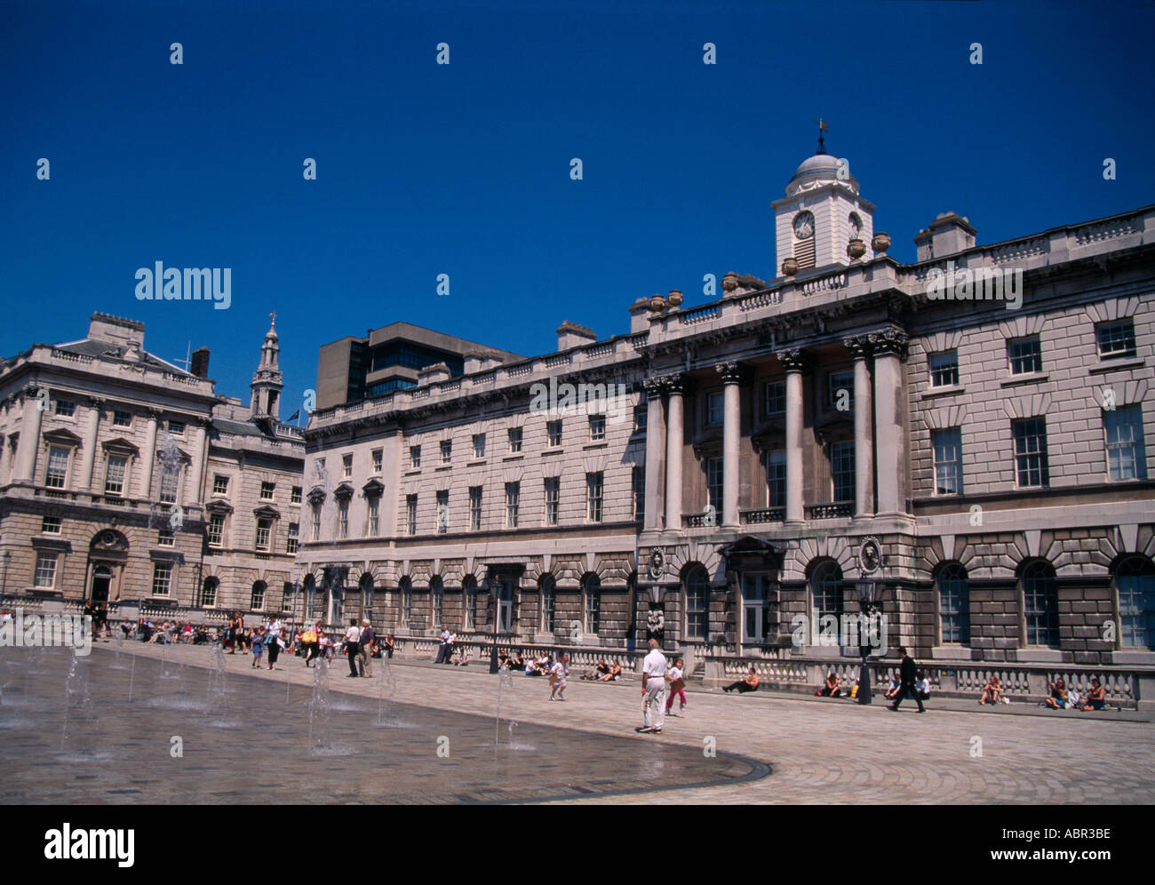 Der Hof des Somerset House in London Stockfoto