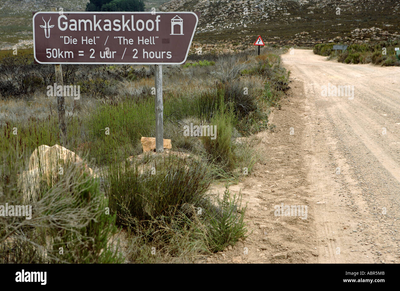 Der Hölle sterben Hel Swartberg Pass-Südafrika Stockfoto