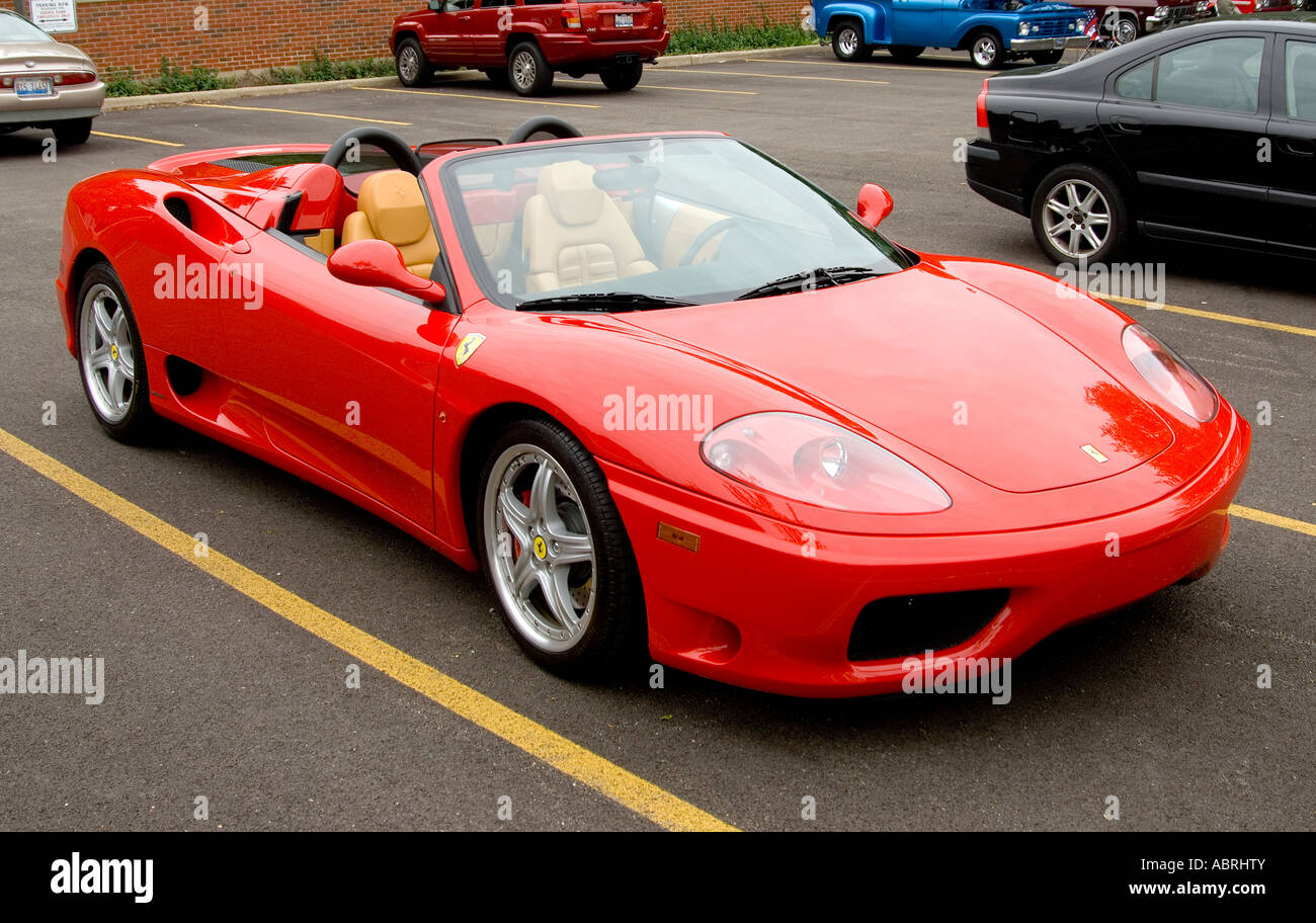 Ferrari 360 Spider Stockfoto
