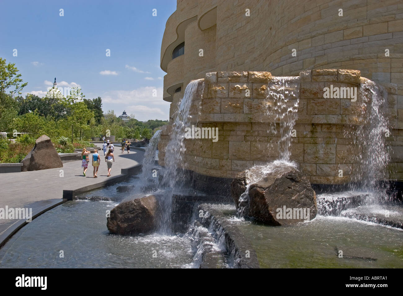 Washington DC das National Museum of the American Indian Stockfoto