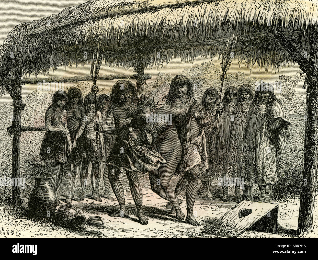 Chebianabiqui 1869-Peru Stockfoto