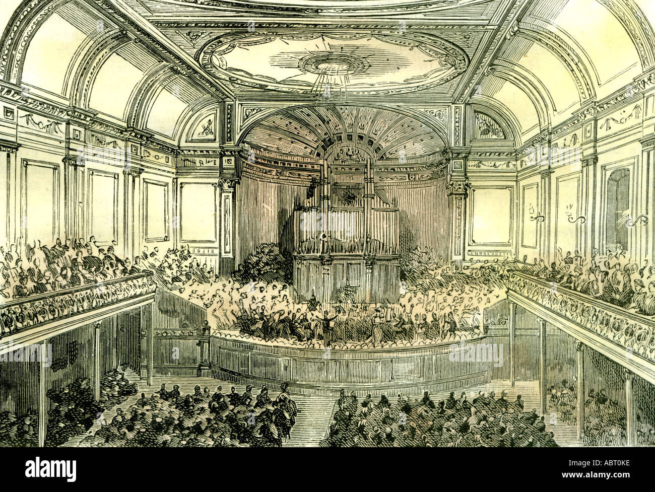 Aberdeen, Music Hall, 1885, UK Stockfoto