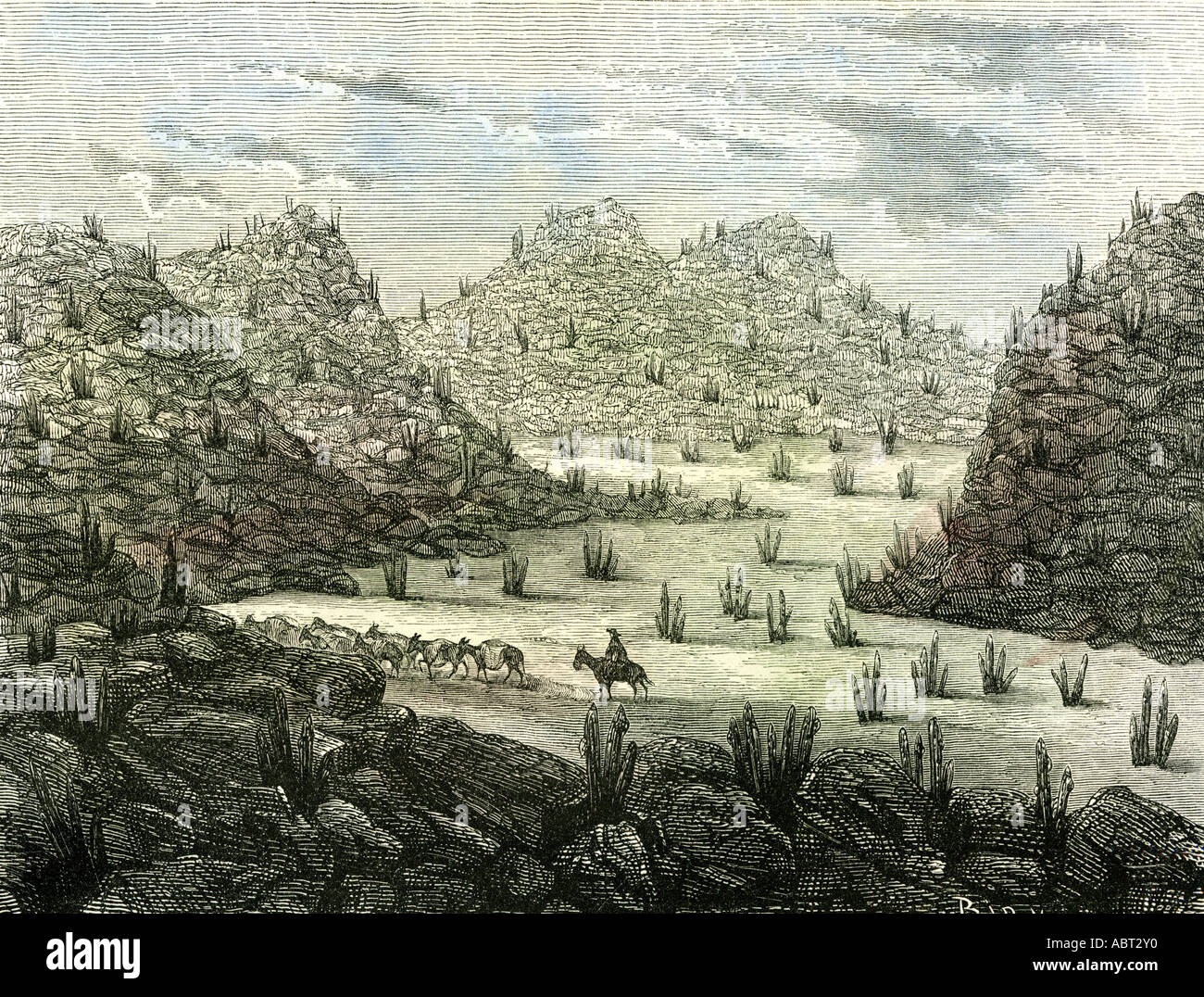 Cerros 1869 Peru Stockfoto