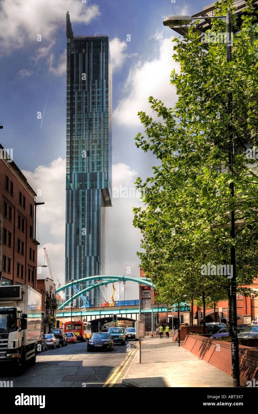 Beetham Hilton Tower fertiggestellt 2006 von Ian Simpson Architekten Manchester UK Stockfoto