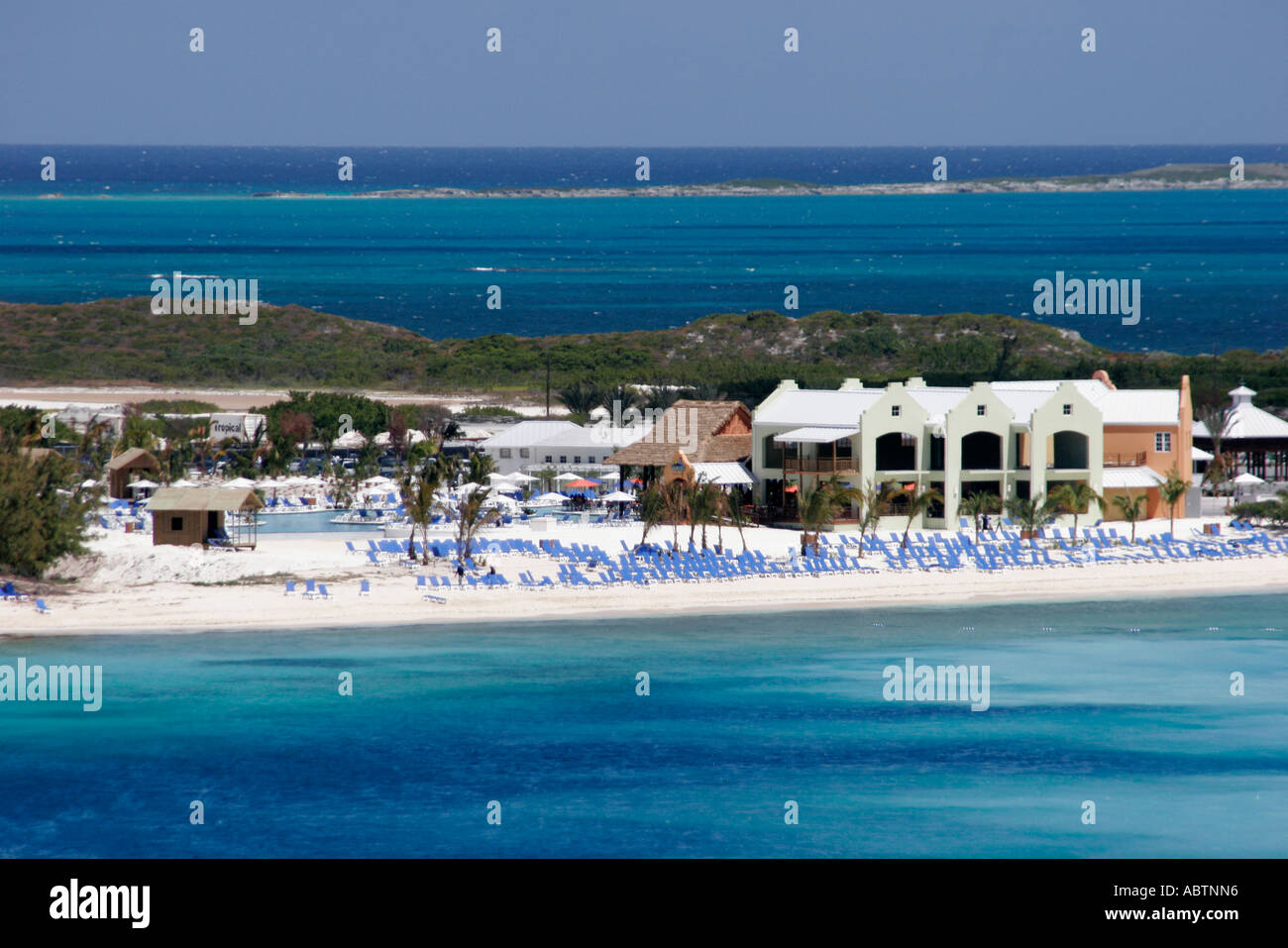 Turks- und Caicosinseln, Grand Turk, BWI, B.W. I, Britische Westindien, Karibik, Atlantischer Ozean, Wasser, Bahamas-Inselkette, tropisch, Cockburn Town, Hauptstadt, Cruis Stockfoto