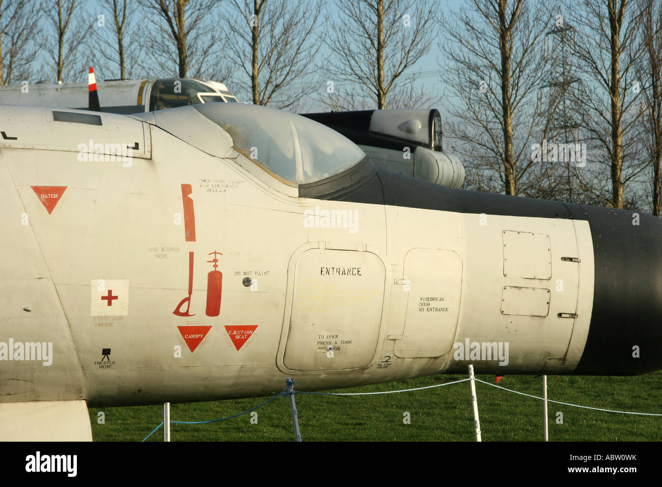 English Electric Canberra-Bomber Newark Air Museum Stockfoto
