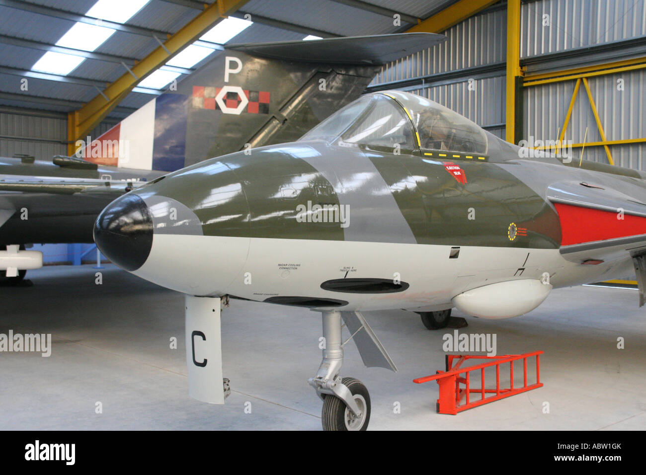 Hawker Hunter Kämpfer Stockfoto