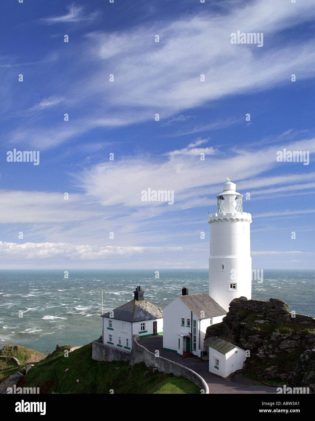 GB - DEVON: Start Point Lighthouse Stockfoto