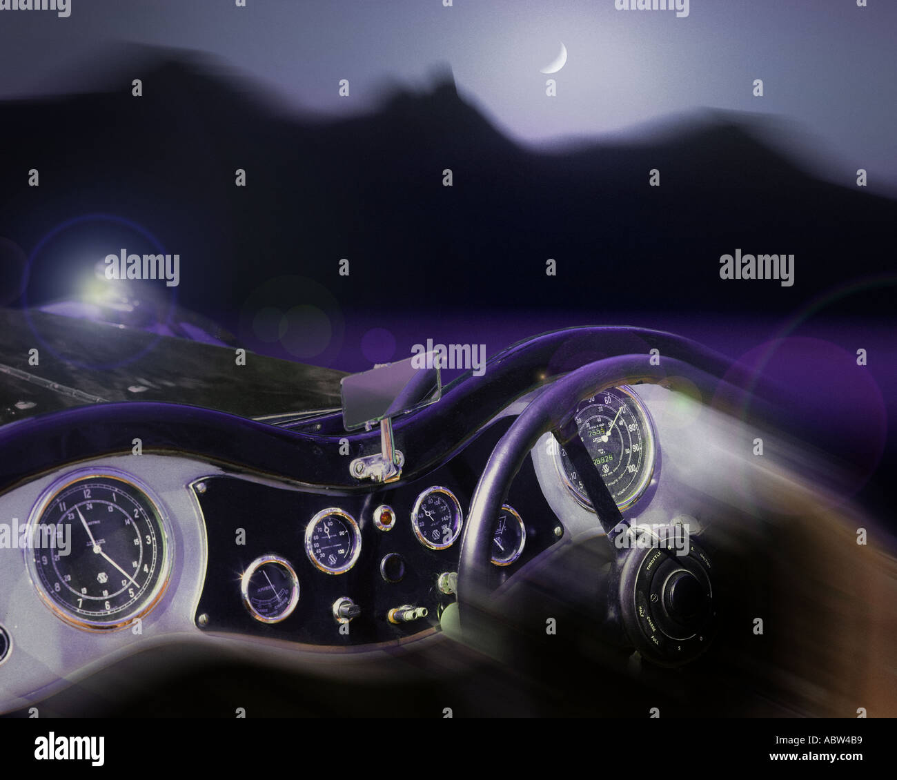 KLASSISCHEN TRANSPORT: 1933 SS1 von Schwalbe Stockfoto