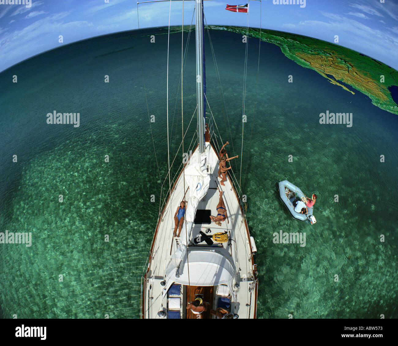 BH - BAHAMAS: Segeln der Welt Stockfoto