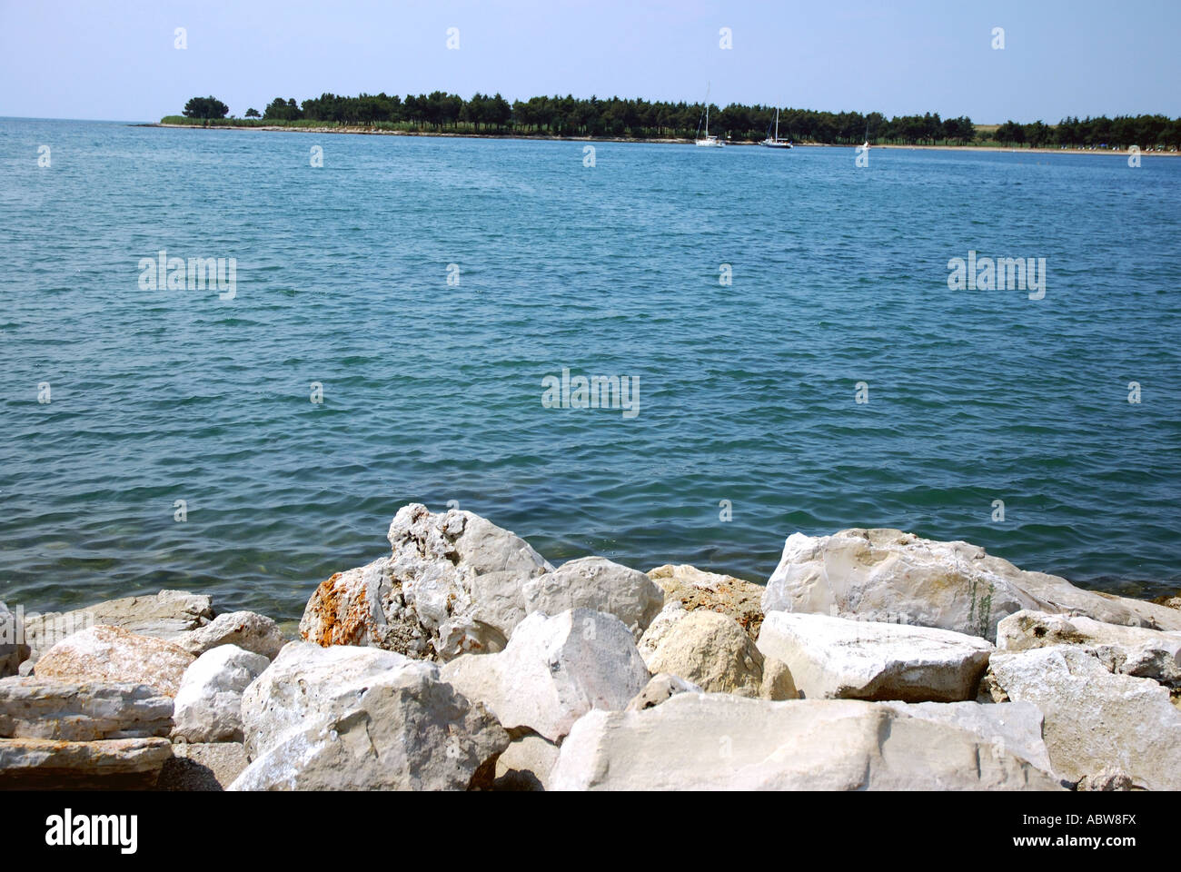 Novigrad sehr Istrien Kroatien ehemalige ex-Jugoslawien Cittanova Istrien Kroatien Hrvatska istrischen Halbinsel Osten Osteuropa Stockfoto