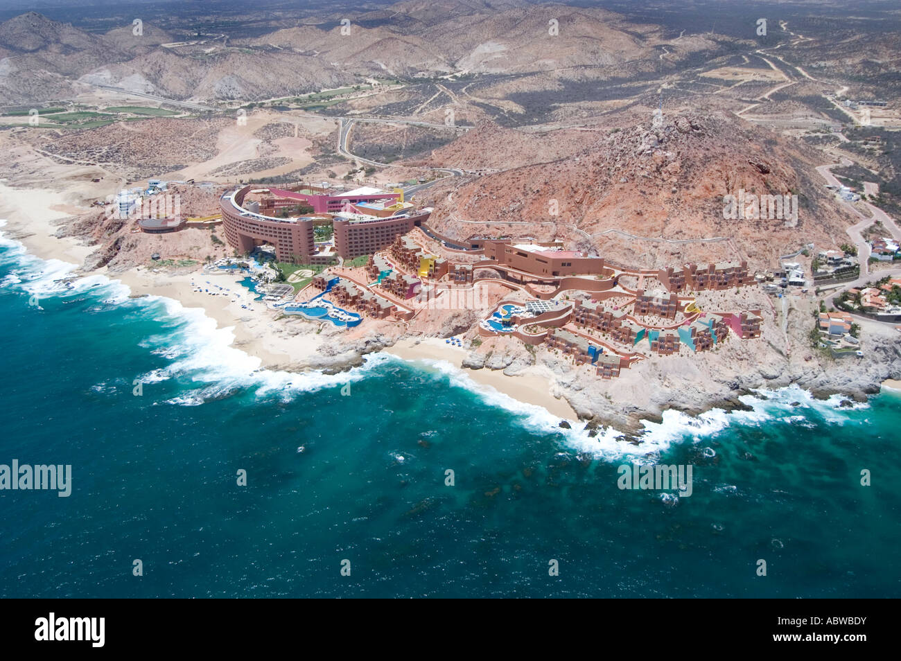 Luftaufnahme des The Westin Resort &amp; Spa Los Cabos Stockfoto