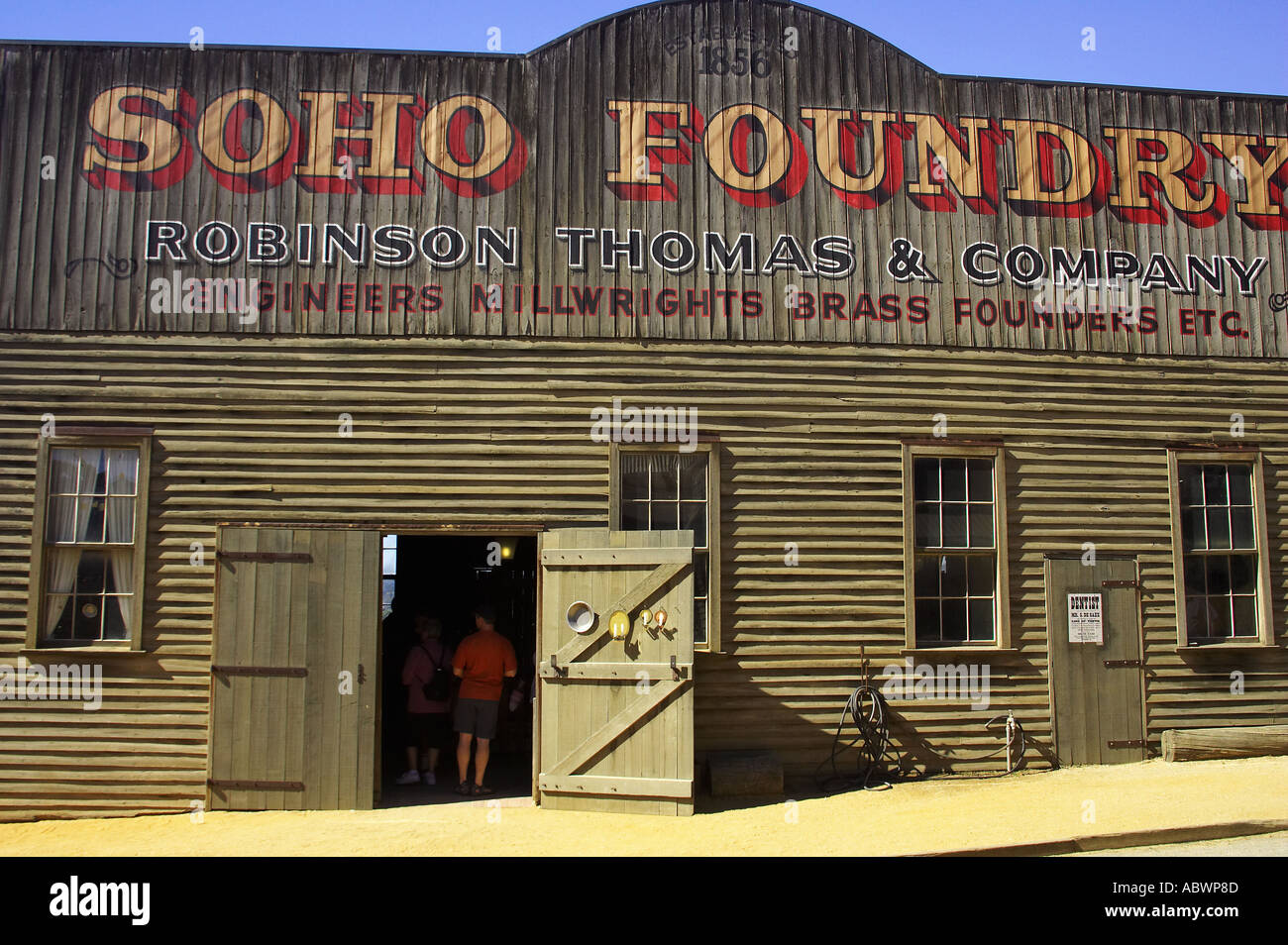 Soho Gießerei Sovereign Hill Ballarat Victoria Australien Stockfoto