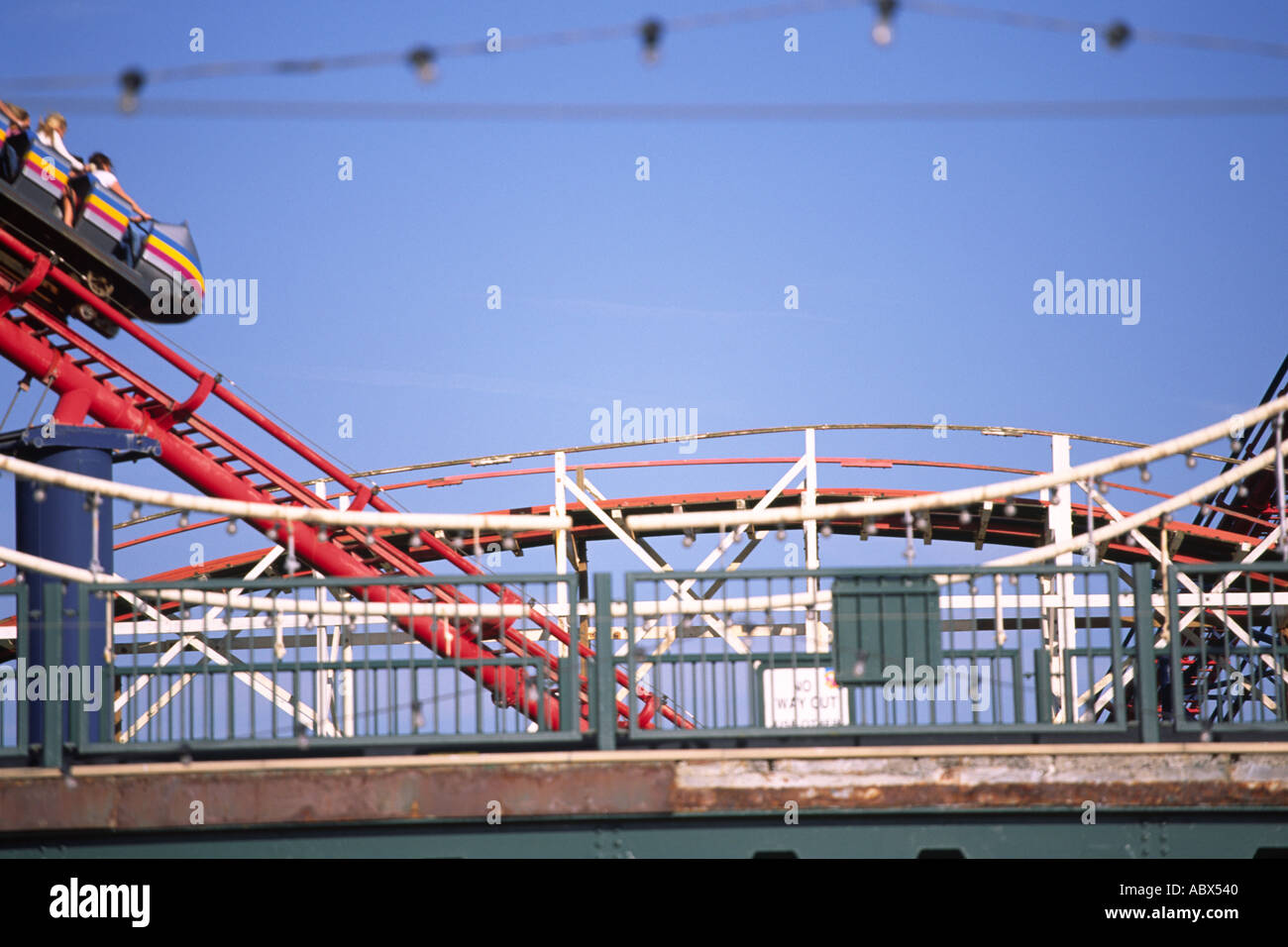 Blackpool Big Dipper Stockfoto