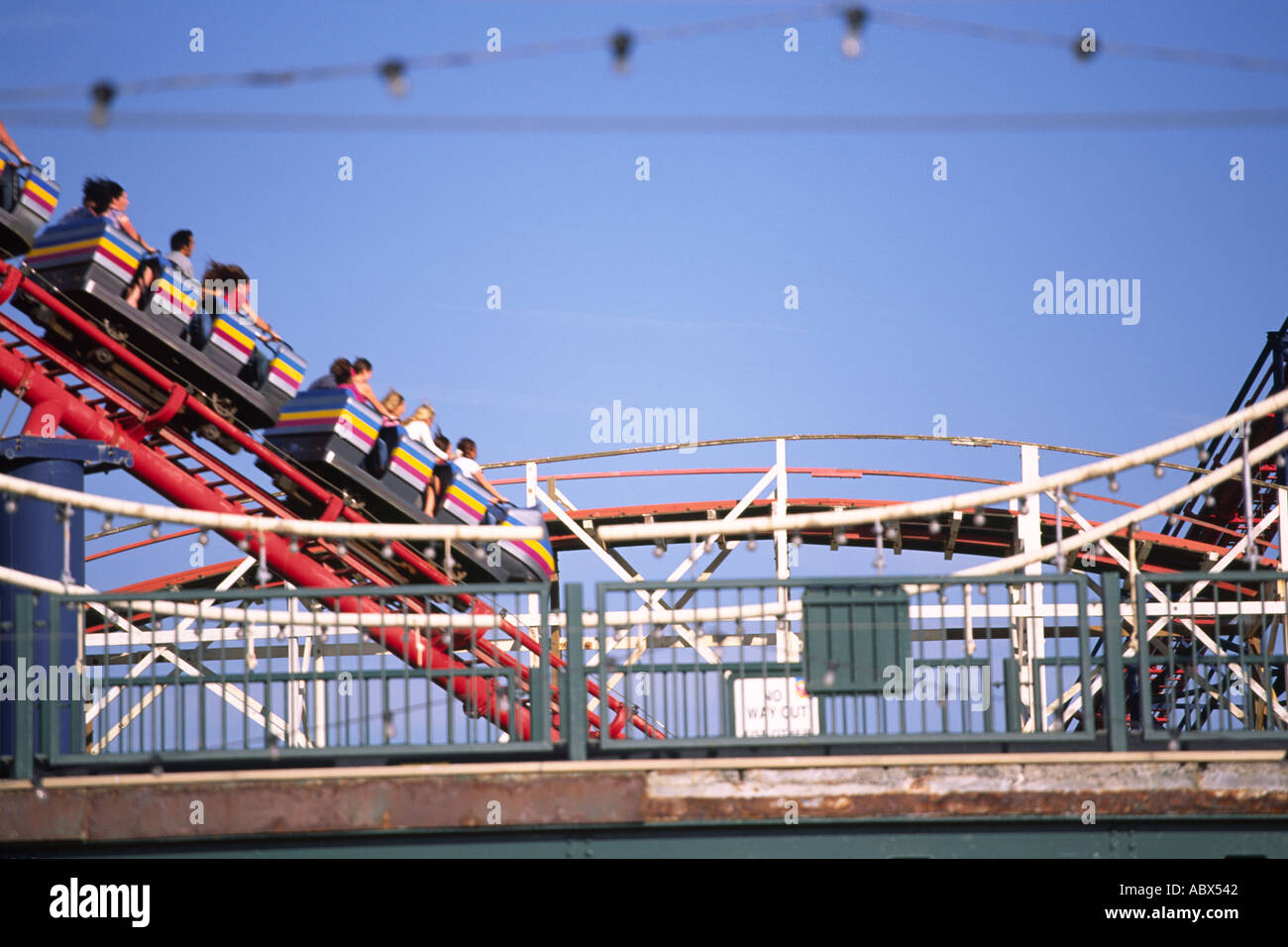 Blackpool Big Dipper Stockfoto