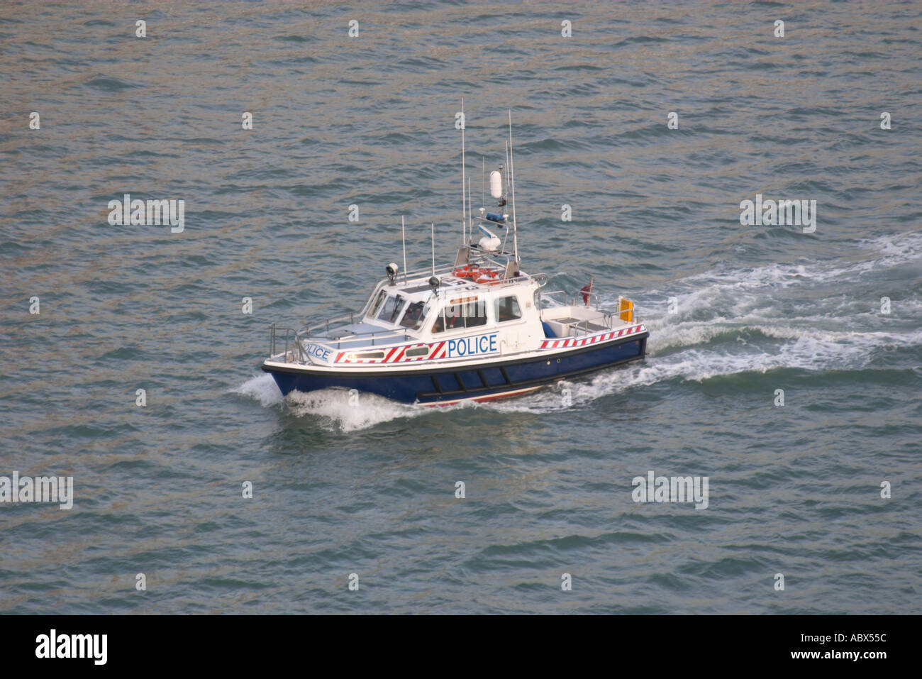 Polizei starten in Southampton Wasser Hampshire Constabulary Stockfoto