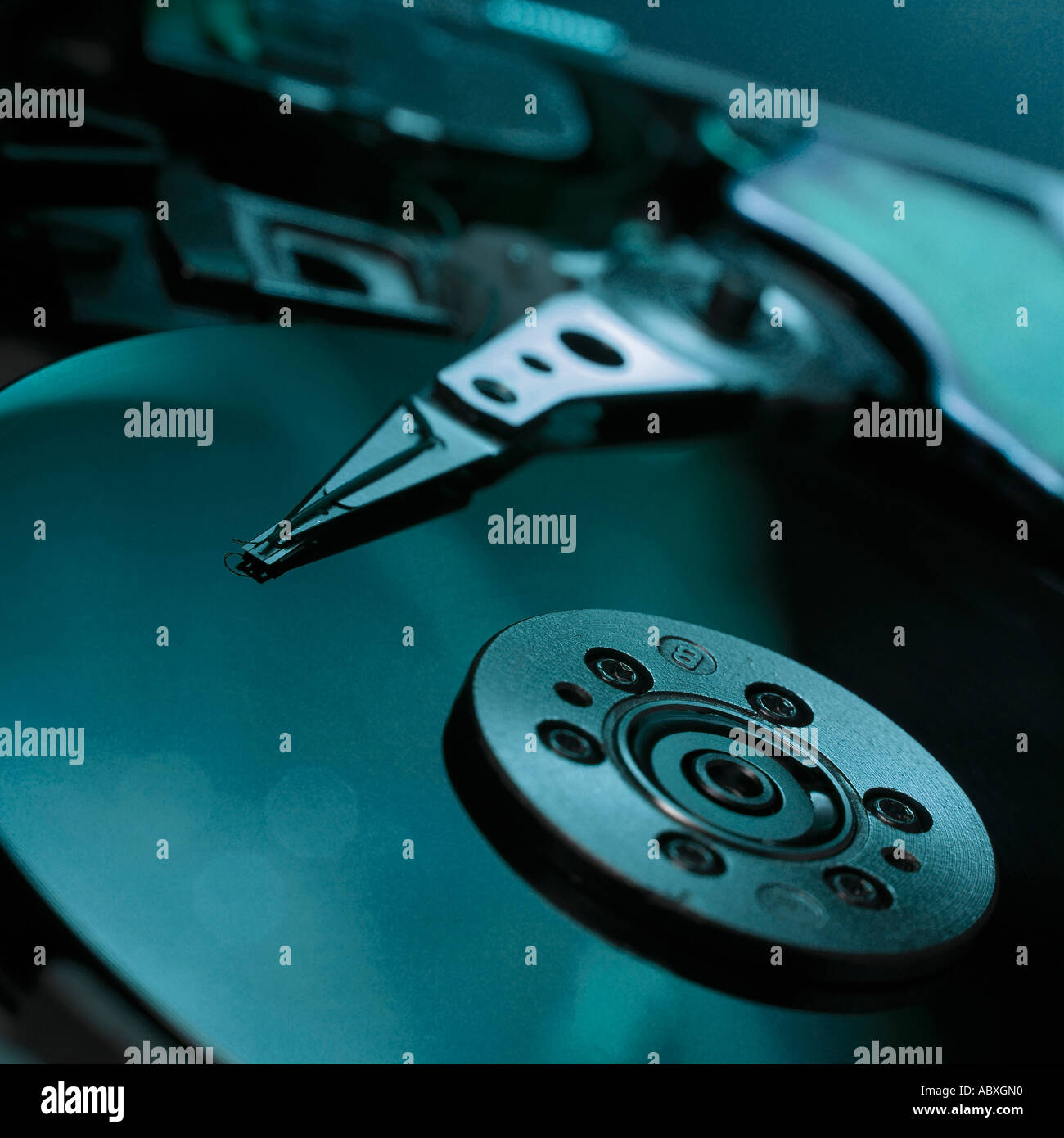 Hard Drive close up Stockfoto