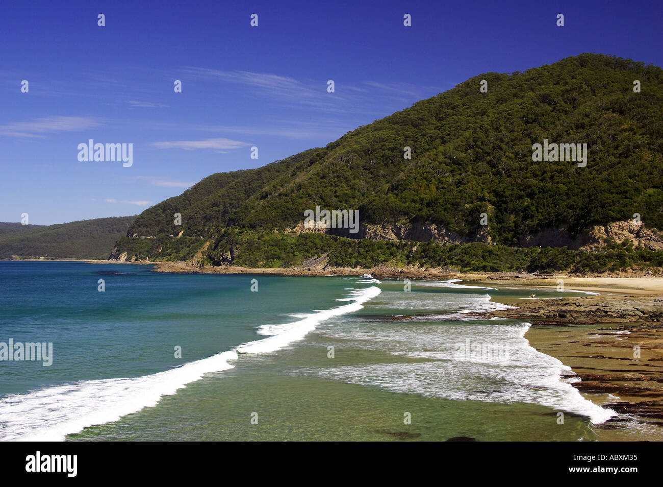 Great Ocean Road in der Nähe von Lorne Victoria Australien Stockfoto