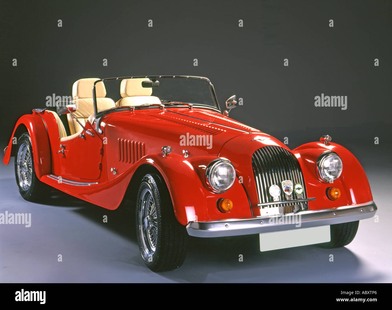 Morgan 4/4 1600cc Sportwagen offen, 1987 Topmodel. Stockfoto