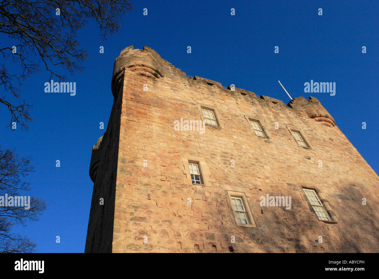 Alloa Turm, Clackmannanshire, ehemals angestammten Heimat von Erskine Familie, Earl of Mar. Stockfoto