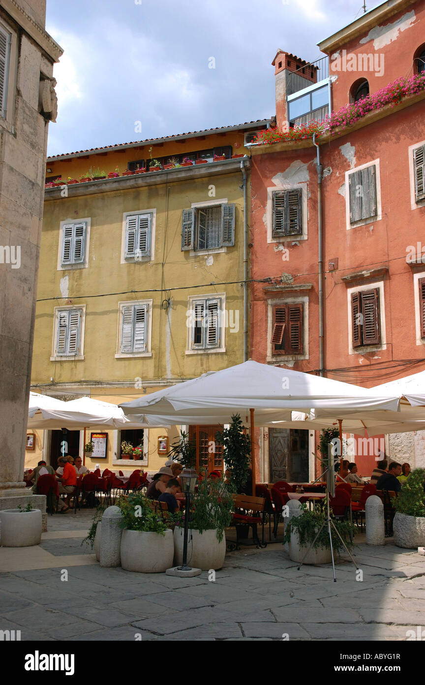 Altstadt von Pula Istrien Kroatien ehemalige ex Jugoslawien Pola Polei Kroatien Hrvatska Istra Istrien Halbinsel Eastern Nordosteuropa Stockfoto