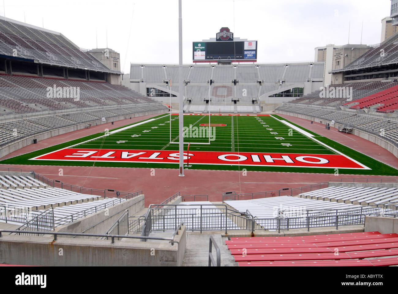 Ohio Fußballstadion an der Ohio State Buckeyes Universitätscampus in Columbus Ohio Stockfoto