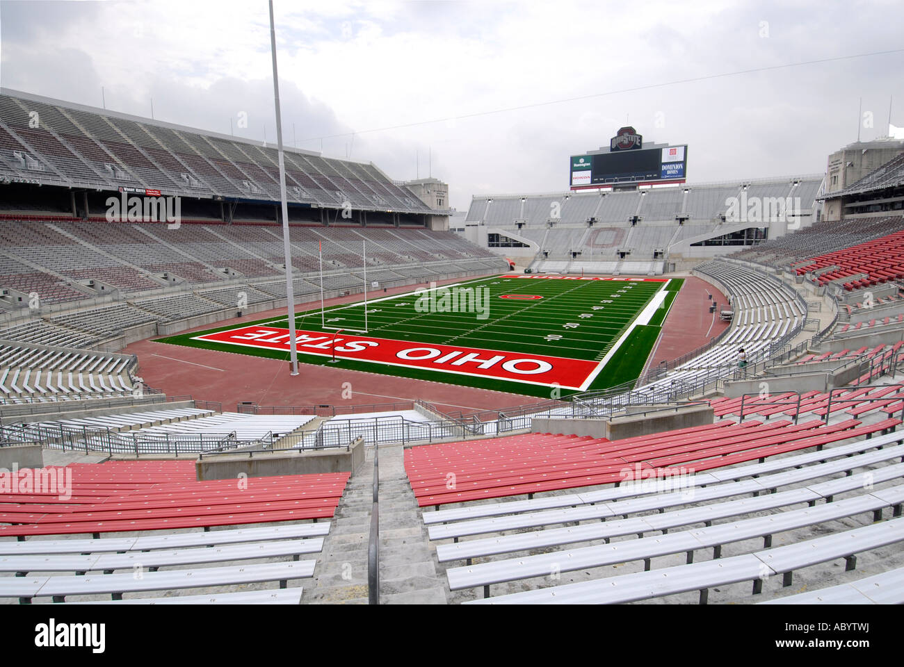 Ohio Fußballstadion an der Ohio State Buckeyes Universitätscampus in Columbus Ohio Stockfoto