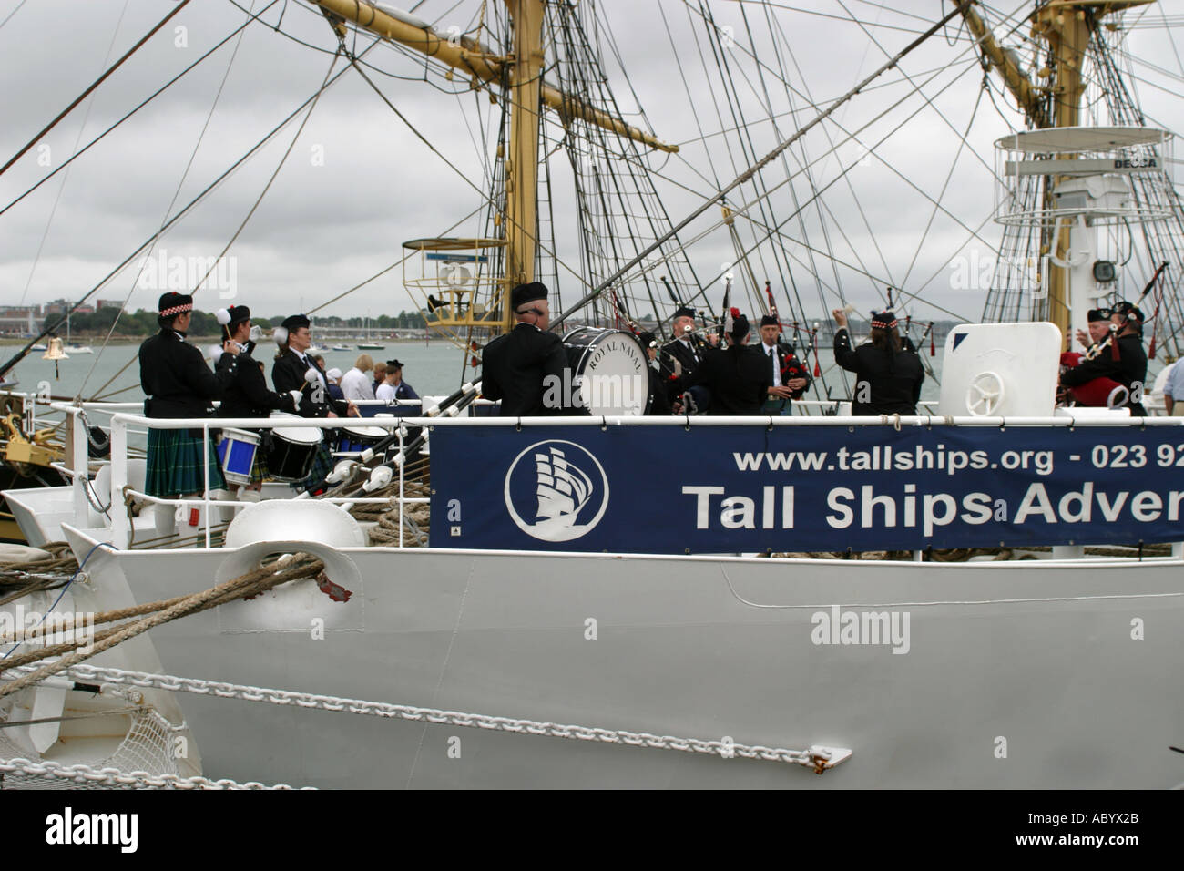 Trafalgar feiern und internationales Festival des Meeres Portsmouth Juni 2005 Stockfoto