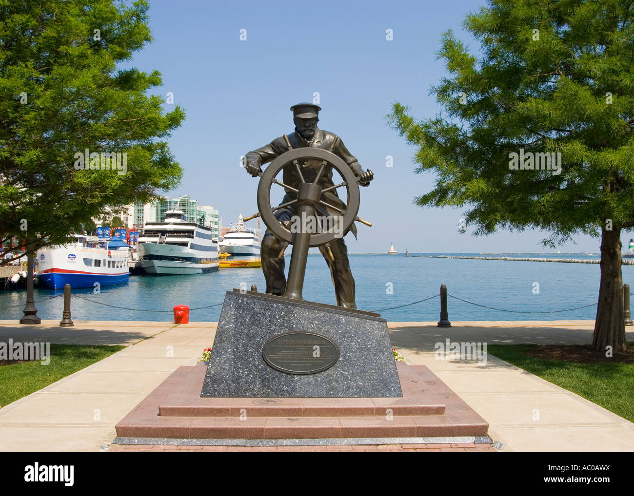 Maritime Statue Stockfoto