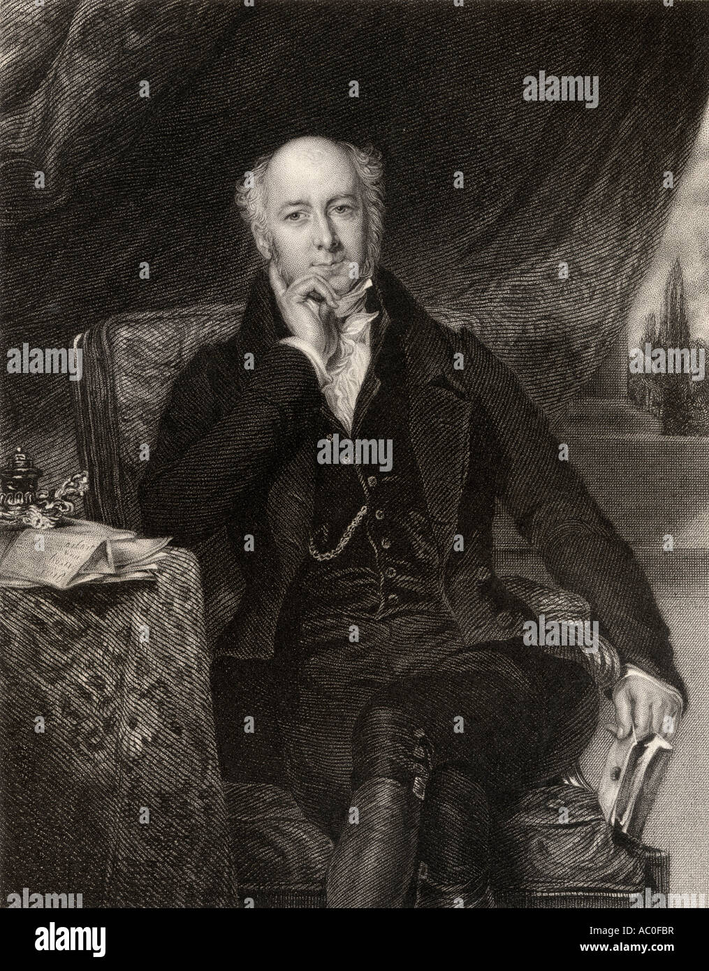 Sir Charles Mansfield Clarke, 1. Baronet, 1782 - 1857. Englischer Chirurg und Arzt. Stockfoto