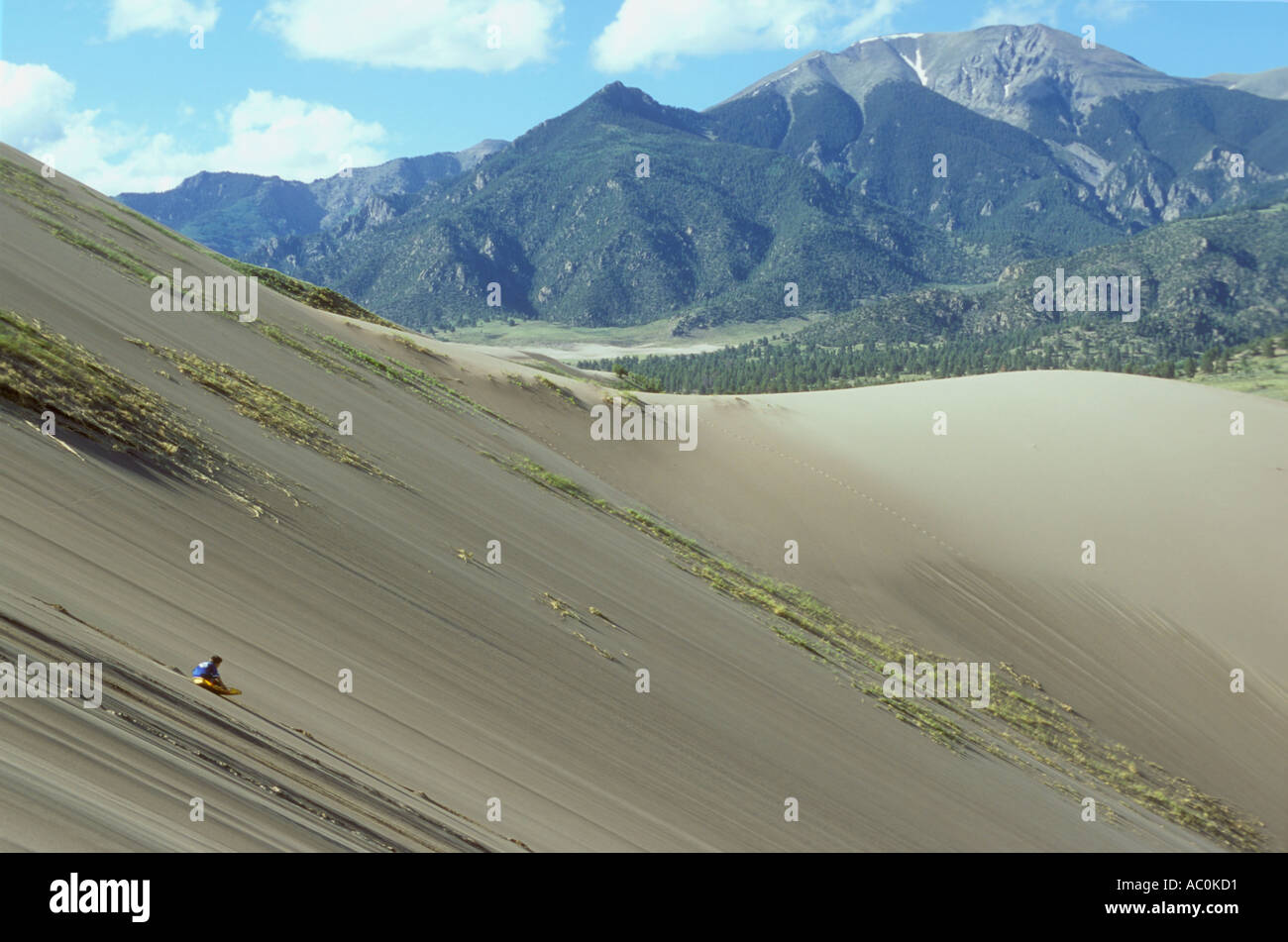 Great Sand Dunes Nationalmonument in Colorado USA Stockfoto