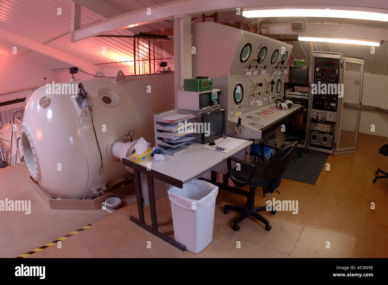 Druckkammer DDRC Plymouth UK Stockfoto