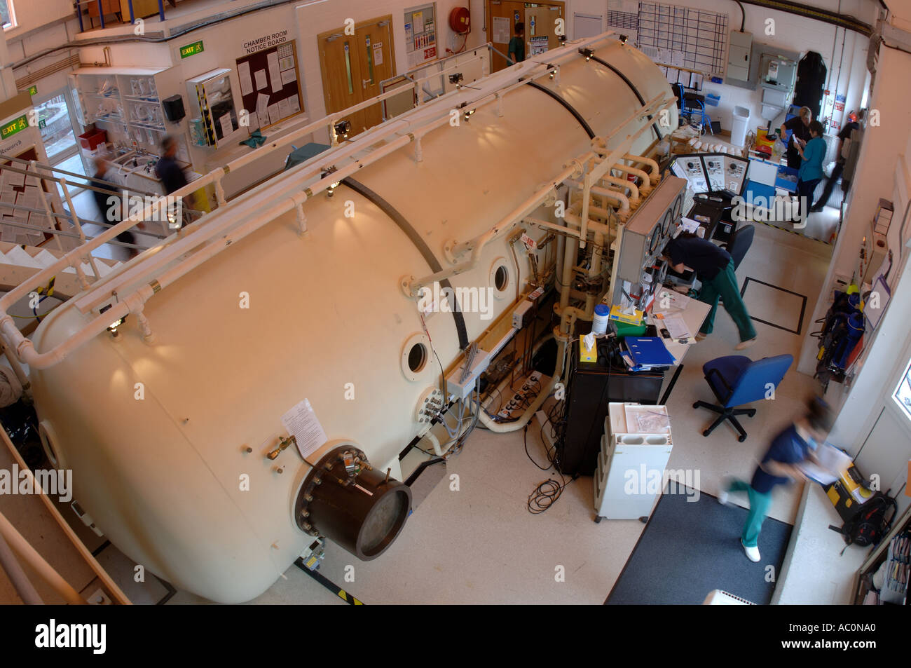 Druckkammer DDRC Plymouth UK Stockfoto