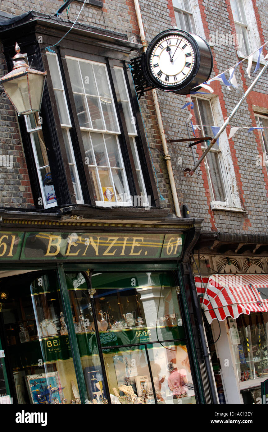 Benzie Juweliere in Cowes auf der Isle of Wight die yachtsmans Juwelier Stockfoto