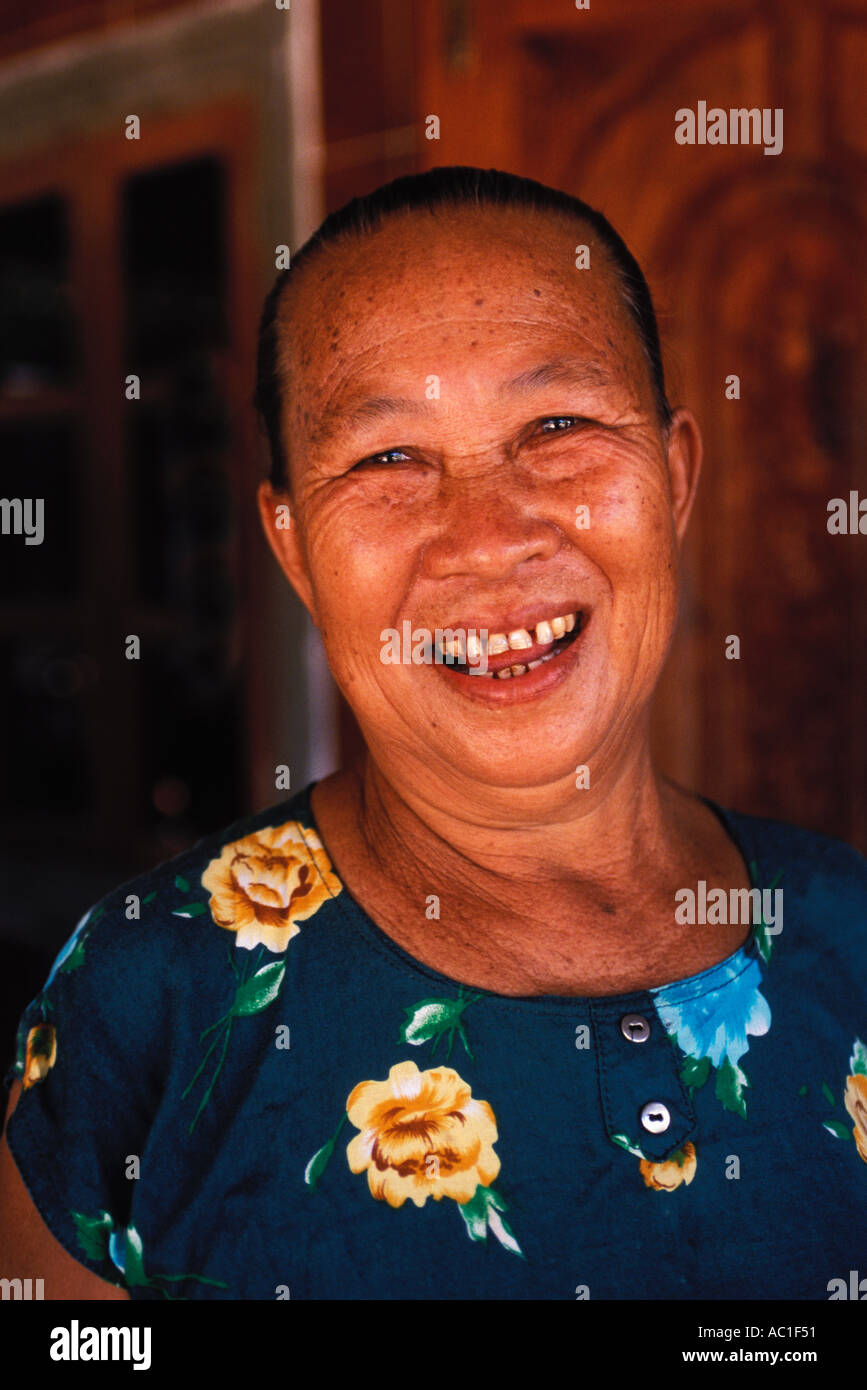 Laos, Vientiane Provinz, Bounthanhs Mutter, Hinh Heub Dorf Stockfoto