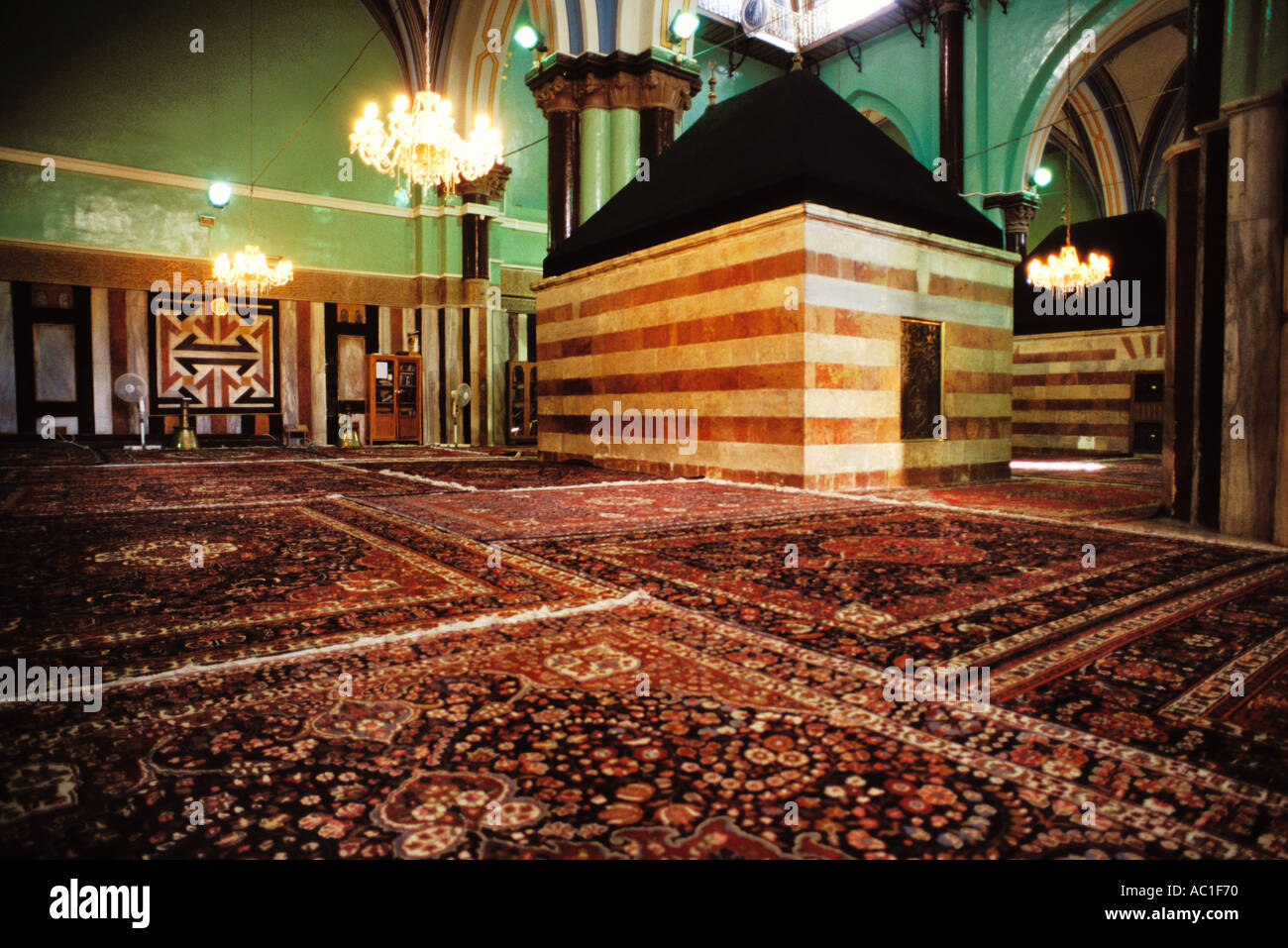 Palästina, West Bank, Hebron, Kenotaph von Rebekka, Ibrahimi-Moschee Stockfoto