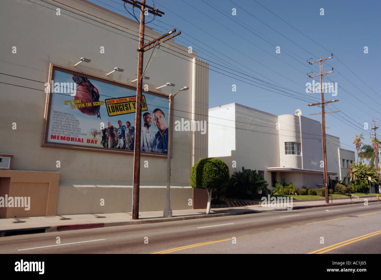 Hollywood Kalifornien USA größter Film Film TV Fernsehen Studio Art-Deco-Gebäude Stockfoto