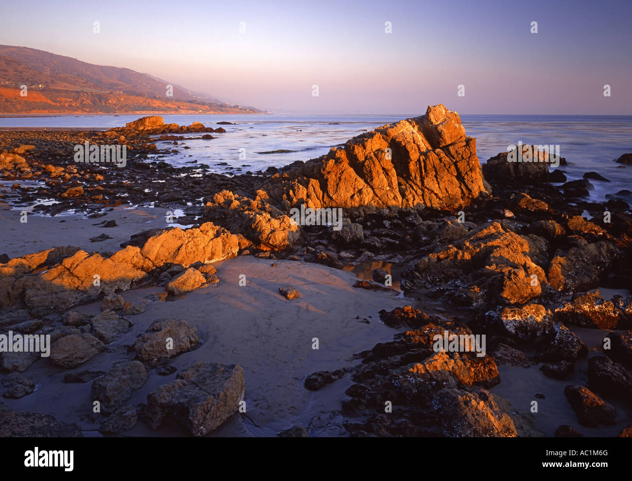 Leo Carrillo State Beach Malibu Los Angeles County Kalifornien Vereinigte Staaten Stockfoto