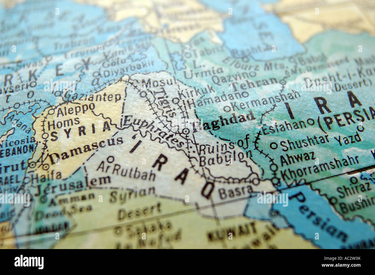 Irak-Globus Stockfoto