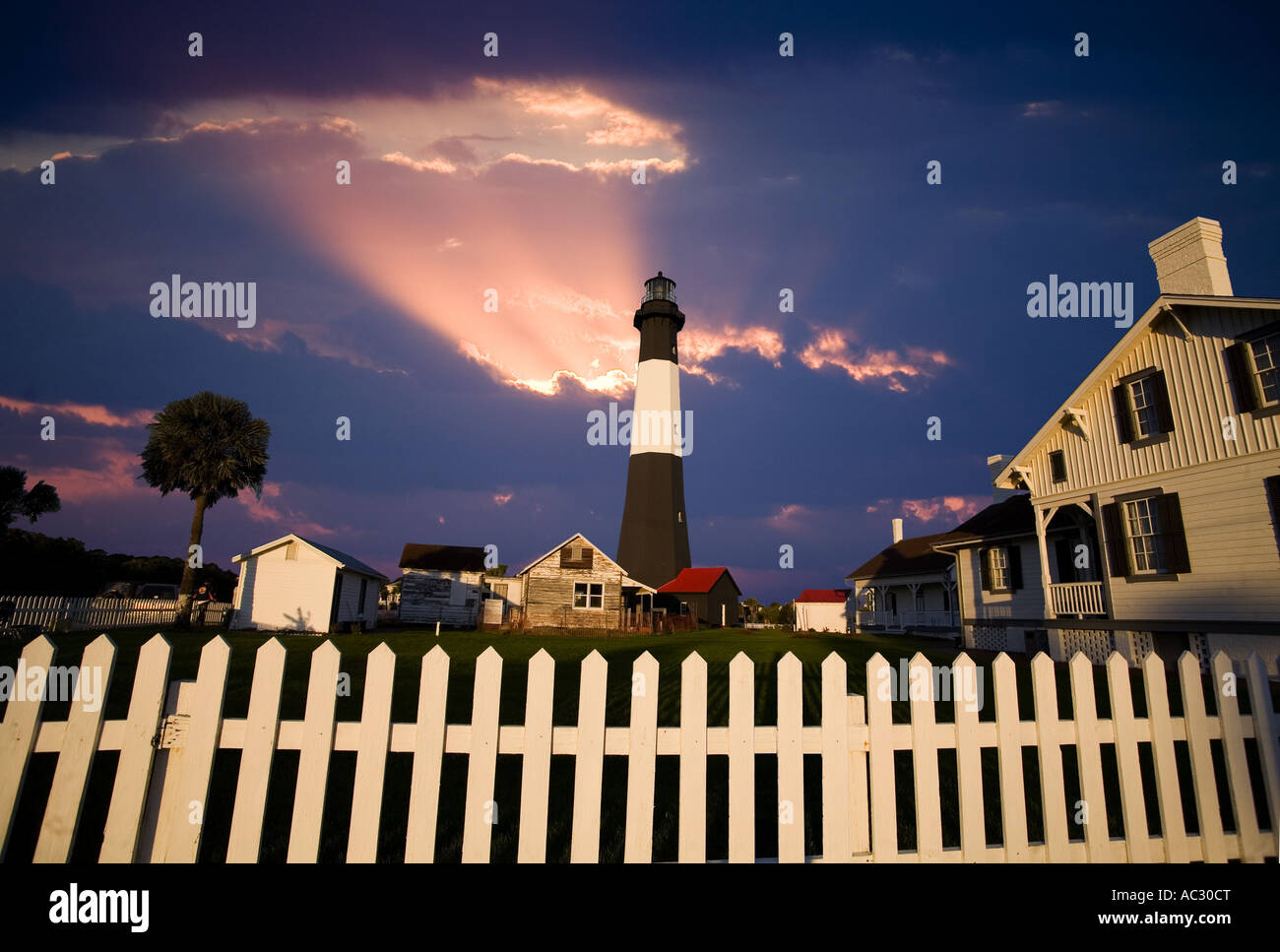Tybee Island Light, Savannah, Georgia Stockfoto
