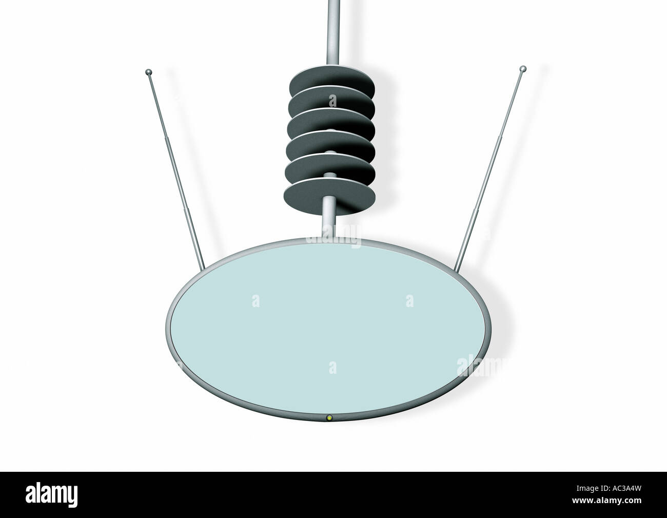 Monitor-retro Stockfoto