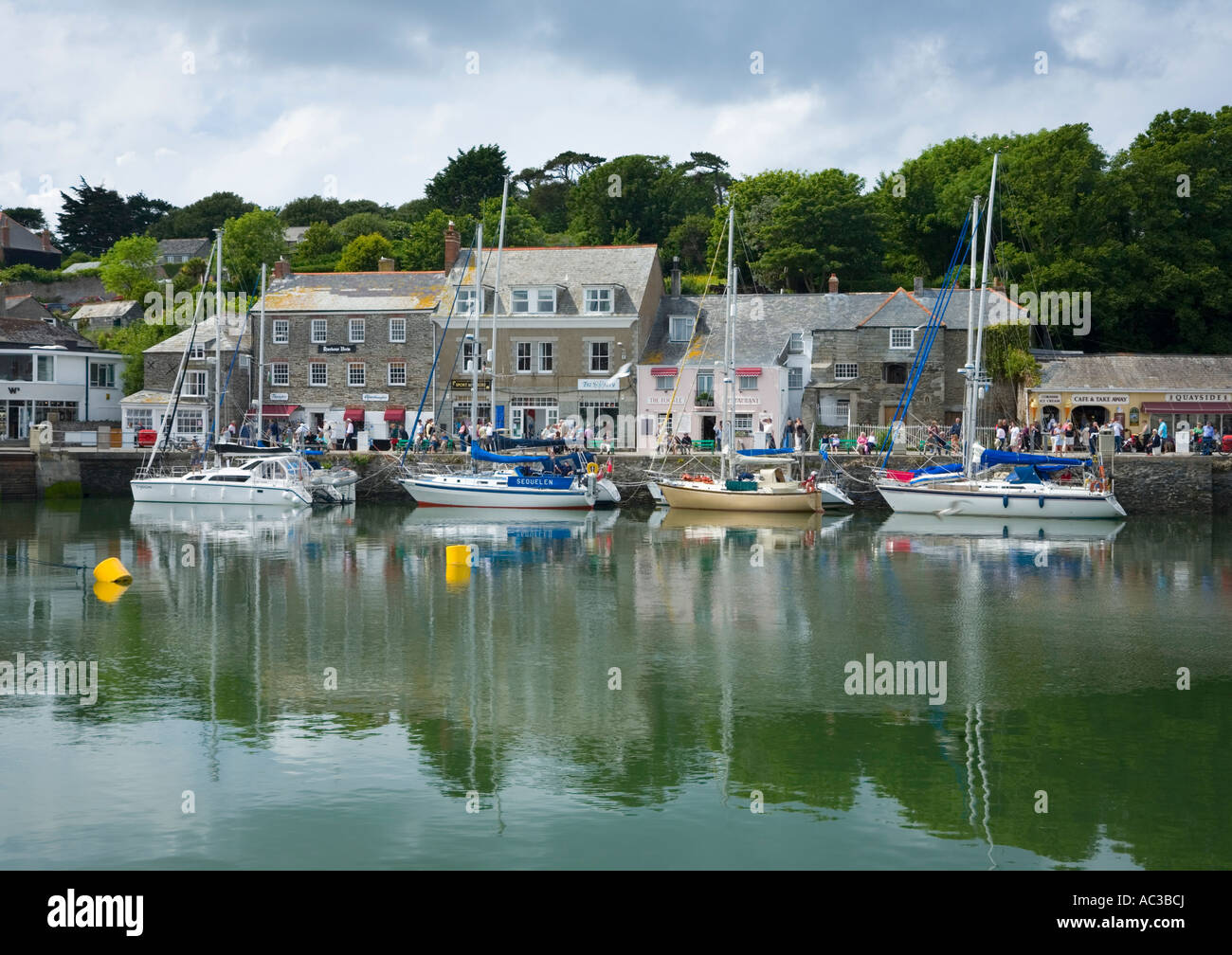 Padstow Hafen Cornwall England Stockfoto