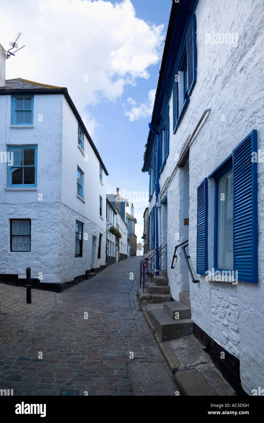 Die Digey einer Gasse in St Ives Cornwall England Stockfoto